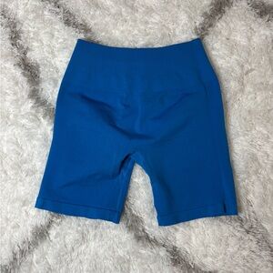 Aurola electric blue workout shorts